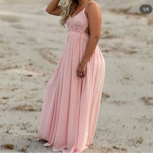 Pink Maxi Dress